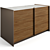 Elegant Bonaldo Aureo Sideboard 3D model small image 2