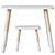 Sklum's Kids Wooden Table Set 3D model small image 2