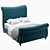 Elegant Elizabeth Chesterfield Bed by BespokeBedsCo 3D model small image 3