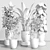 Urban Jungle Concrete Vase Plant 3D model small image 5