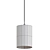 Leilani Single Cylinder Pendant Light 3D model small image 2