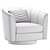 Modern Sorbonne 2 Armchair Design 3D model small image 7