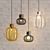 Modern Glass Pendant Lamp 3D model small image 2