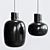 Modern Glass Pendant Lamp 3D model small image 5