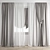 Polygonal Curtain Model Kit 3D model small image 1