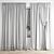 Polygonal Curtain Model Kit 3D model small image 6