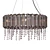 Modern Chrome Pendant Light 3D model small image 1