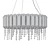 Modern Chrome Pendant Light 3D model small image 2