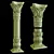 Ornate East Column Facades Kit 3D model small image 5