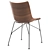 Modern Kartell P/Wood Chair 3D model small image 3