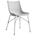 Modern Kartell P/Wood Chair 3D model small image 5