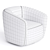  Modern Swivel Chair Design 3D model small image 3
