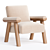 Modern 2014 Carter Chair Design 3D model small image 1