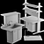 Lab 03 Wall Bench Sink 3D model small image 13