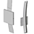 Sculptural LED Outdoor Wall Sconce 3D model small image 4