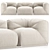 Modular Fabric Sofa for 3ds Max 3D model small image 1