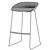 Modern Adjustable Barstool Wally 3D model small image 4