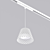 Orient Decorative Track Pendant Light 3D model small image 2