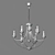 Eurosvet Lazzaro Loft Style Chandelier 8-Light 3D model small image 2