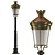 Parisian Lamppost: Elegant Illumination 3D model small image 1