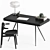 Modern NORR11 Desk Set 3D model small image 3