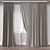 Vray-Corona Curtains 3D Model 3D model small image 1