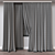 Vray-Corona Curtains 3D Model 3D model small image 4