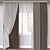 Dual-Render Curtain Model - FBX/Obj 3D model small image 1