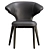 Sleek Munich Chair with Modern Design 3D model small image 2