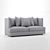 Millas Design Sofa from Highland 3D model small image 1