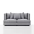 Millas Design Sofa from Highland 3D model small image 2