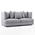 Millas Design Sofa from Highland 3D model small image 5