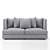 Millas Design Sofa from Highland 3D model small image 6