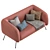 Stylish DAVI 31 Modern Sofa 3D model small image 2