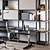 Modern Workspace Set with Manerba, USM & Vitra 3D model small image 3