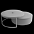 Contemporary Round Nesting Tables, Modern 3D model small image 2