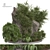 Vintage Vray Outdoor Plant Model 3D model small image 1