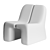 Innovative Virtual-Physical Opposite Chair 3D model small image 7