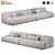 Zephyr Modular Sofa Set 3D model small image 3