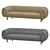 Elegant 3-Seat Tobi Sofa 3D model small image 3