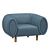 Modern Tobi Armchair Model 2015 3D model small image 4