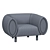 Modern Tobi Armchair Model 2015 3D model small image 7