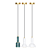 Geometric LED Pendant Light 3D model small image 4