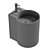 BLOOM MINI Mineral Cast Basin 3D model small image 3