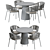 Outdoor Dining Set: Mate & Itai 3D model small image 2