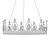 Regal Crystal Crown Chandelier 3D model small image 2