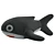 Baby Shark Soft Toy Mini 3D model small image 1