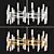 Elegant Ceiling Light Fixture 3D model small image 2