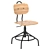 Stylish IKEA KULLABERG Swivel Chair 3D model small image 2