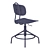 Stylish IKEA KULLABERG Swivel Chair 3D model small image 7
